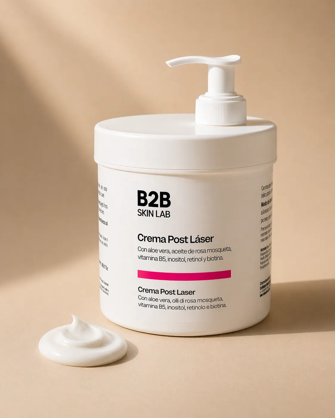 Crema Post Láser B2B SkinLab — producto profesional de cabina