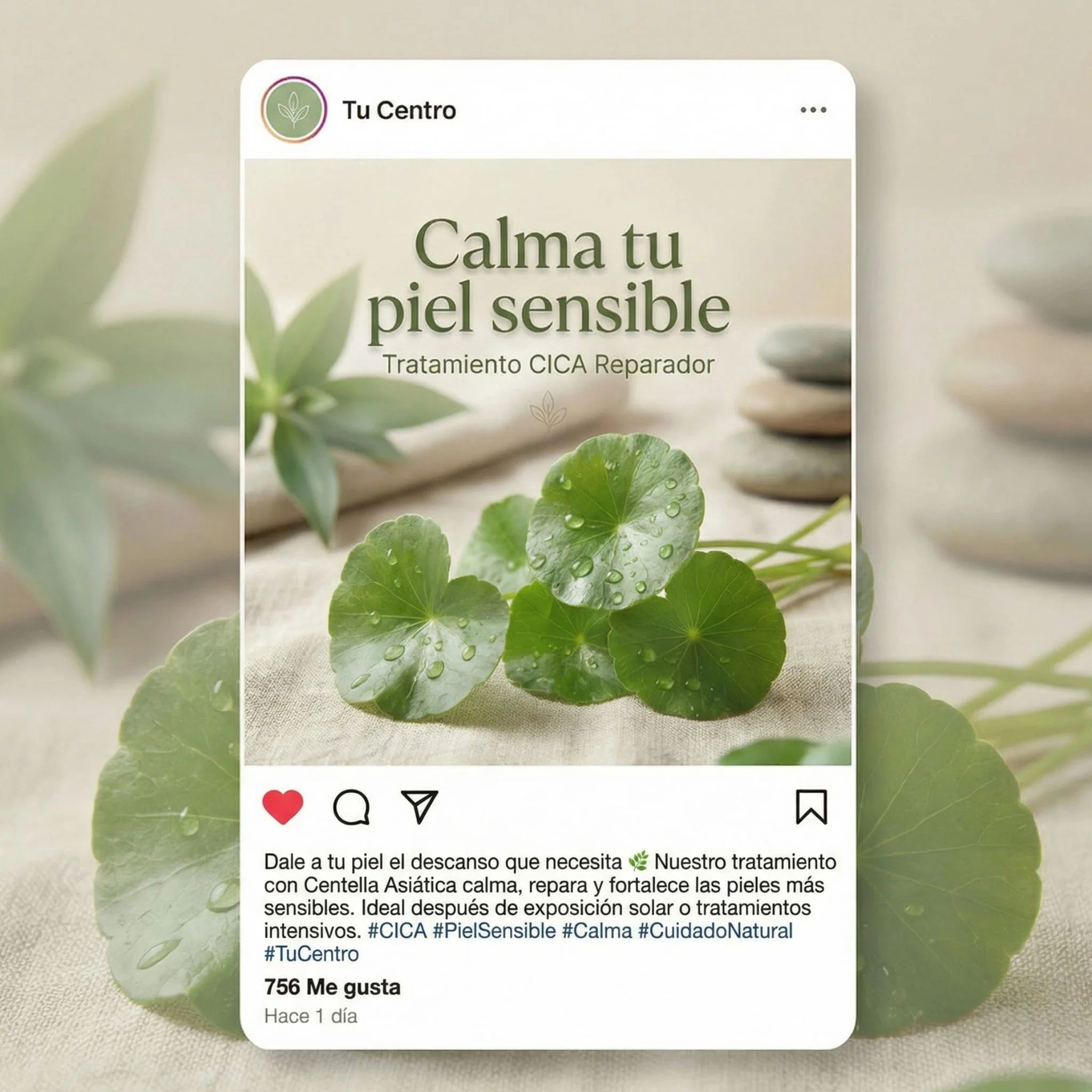 Social Pro - Calma tu piel sensible - Tratamiento CICA Reparador